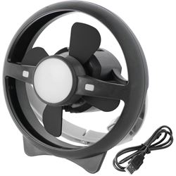 Ventilator med lys og USB